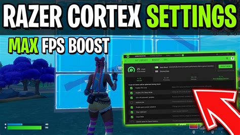 🔧 Razer Cortex Best Settings For Fortnite Season 3 Boost Fps And Fix