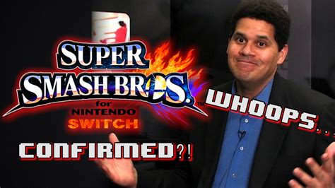 Did Reggie Confirm Smash Bros For Nintendo Switch Youtube