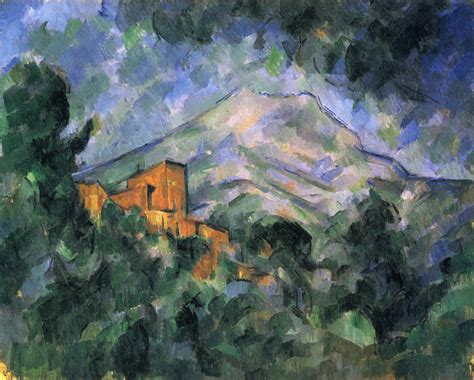 He also used it to decorate the interior walls and furniture of the. Montagne Sainte-Victoire and the Black Chateau, c.1905 ...