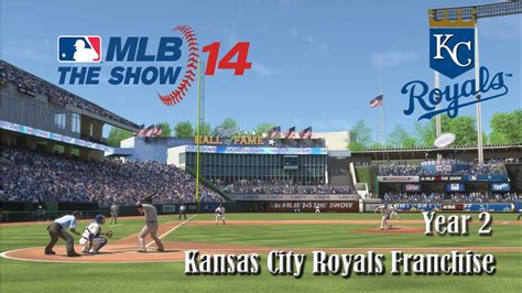 MLB 14 The Show PS4 Kansas City Royals Franchise Y2 G2 Royals Vs