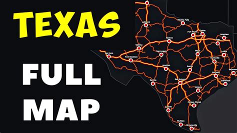 Texas Dlc Full Zoomed In Map Early Access All 29 Cities