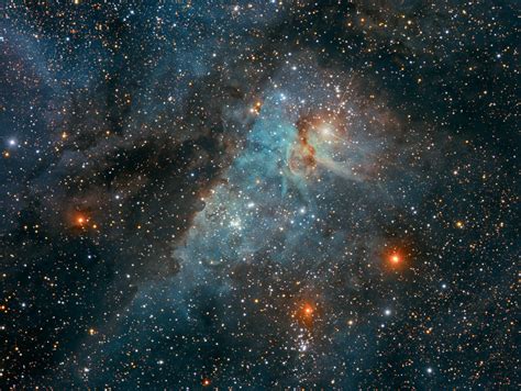 The Carina Nebula In Near Infrared 2048×1541 Photographed By Rolf