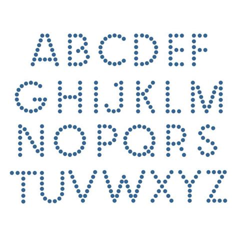 Dot Alphabet Cuttable Font Apex Embroidery Designs Monogram Fonts