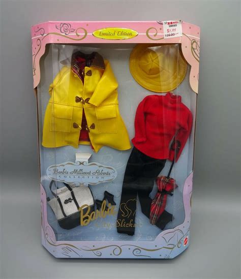 2 Barbie Millicent Roberts Collection Outfits Nrfb Tennis And Raincoat