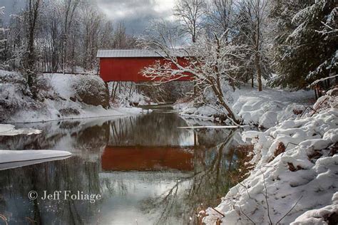 5 Northfield Falls Covered Bridges In Vermont New England Fall Foliage