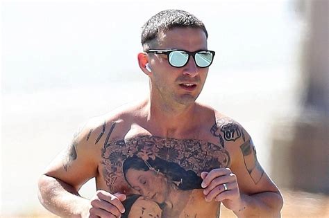 Shia Labeoufs Creeper Tattoos Are The Real Deal For New Movie