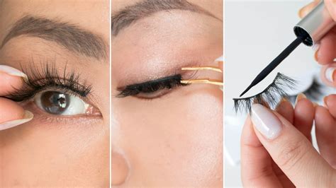 If i can master applying false lashes, literally anyone can — here's how i did it. How to Apply False Eyelashes: Step-by-Step Guide With ...