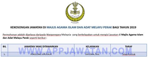 Check spelling or type a new query. Jawatan Kosong Terkini di Majlis Agama Islam dan Adat ...