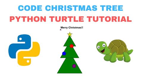 Python Turtle Code A Christmas Tree Tutorial With Source Code Youtube