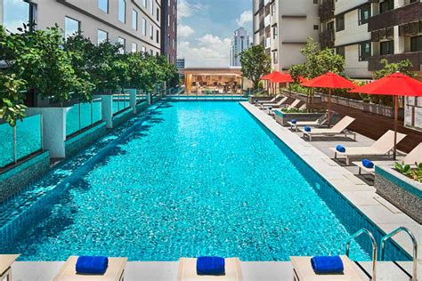 With the weather getting hotter than ever, it's best to take a dip in the pool! Facilities - Amari Johor Bahru