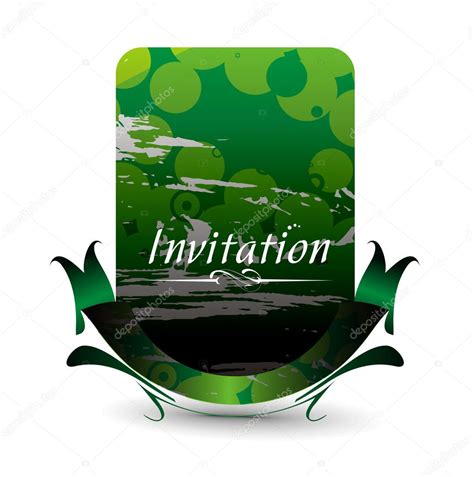 Invitation Card Stock Vector By ©redshinestudio 4472616