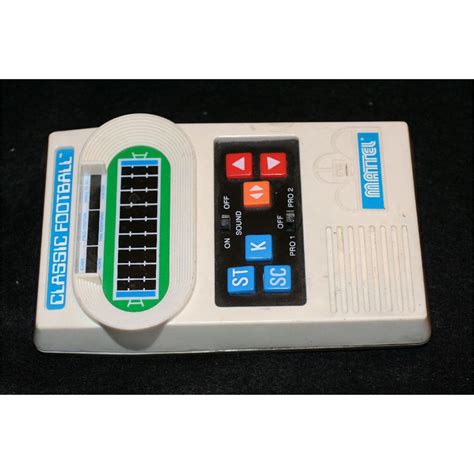 Vintage Mattel Classic Football Electronic Handheld Game