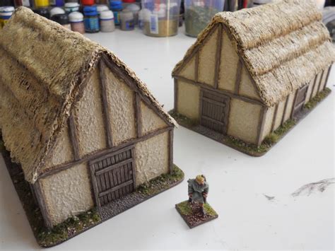 Anglo Saxon Church Village And Other Dark Age Scenery Finished