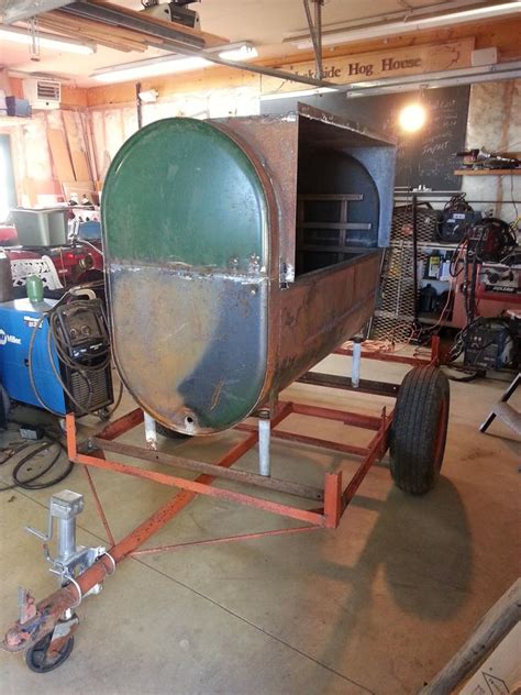 What types of a portable fuel tank can you find? 275 Fuel Oil Tank Reverse Flow Smoker Build, My | Smoking ...