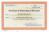 Images of Delaware Business License