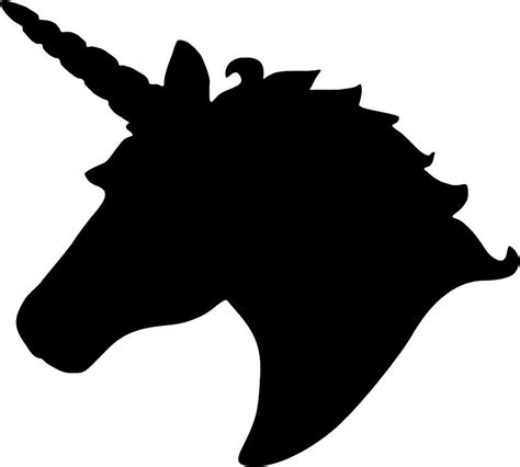 Unicorn Head 2 Stencil Tag Body Art