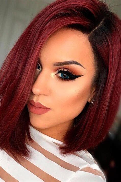 Collection Of Bright Red Short Hairstyles