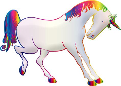 Unicorn Rainbow Drawing Free Image Download