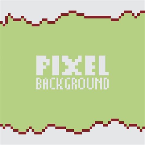 Premium Vector Pixel Art Background Minimalist