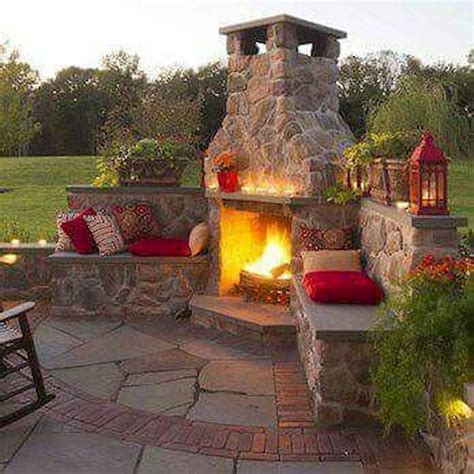 Gorgeous Ultimate Backyard Fireplace Sets The Outdoor Scene Ultimate