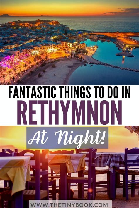 Fantastic Things To Do At Night In Rethymnon Crete Greece Travel