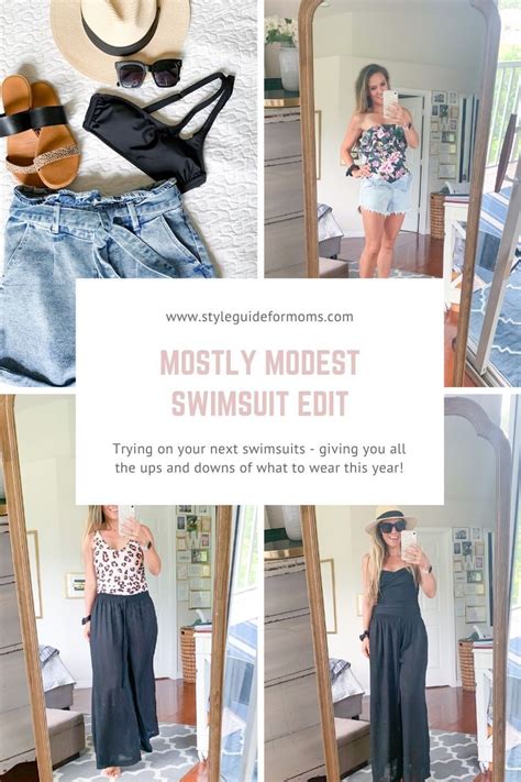 Summer Swimwear Try On The Mostly Modest Edit Style Guide For Moms