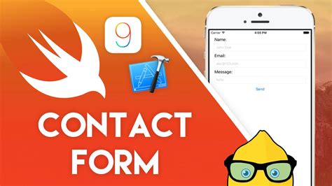 Welcome to introduction to ios application development with swift 5. Xcode 7 Swift 2 Tutorial - Contact Form - iOS 9 Geeky ...