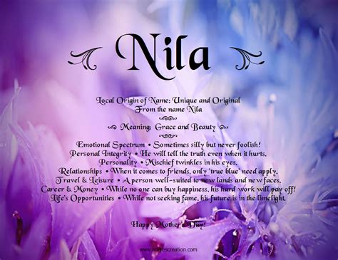 Nila Unique Names