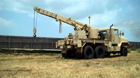 1984 Am General M 936 Military Crane Wrecker Truck Youtube