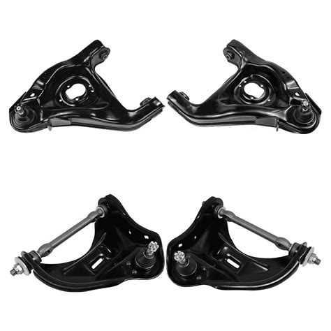 Front Upper Lower Control Arm With Ball Joint Suspension Kit Set 4pc