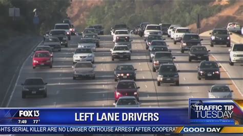 Left Lanes Are For Passing Vehicles Per Florida Law Youtube