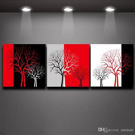 20 Collection Of Red And Black Canvas Wall Art Wall Art Ideas