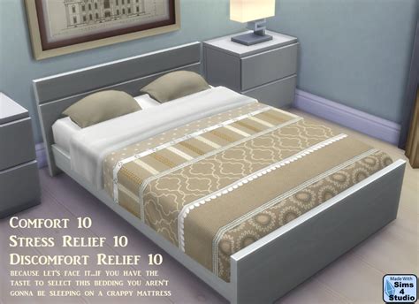 Sophia Bedding Standalone Modpod Recolor With 12 Swatches Sims 4
