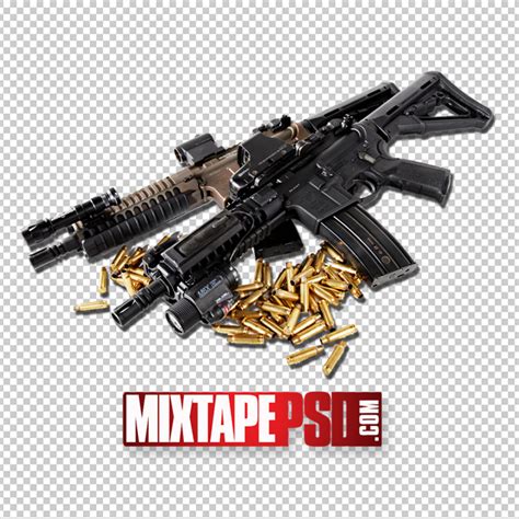 Automatic Rifles Png Graphic Design Mixtapepsdscom