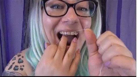 Dental Floss Loose Tooth Mouth Tour Diary Of Daisy Dax Clips4Sale
