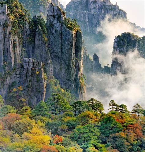 제4편 어리버리들의 중국 황산 항저우 패키지여행기 황산 黃山 에 오르다 북쪽 태평케이블카. ☆그때 그곳 - 중국 황산 (황산 직항 4일) 황산 지도/풍경사진 ...