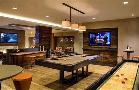 With The Warmtones The Gameroom Becomes A Relaxing Space To Spend