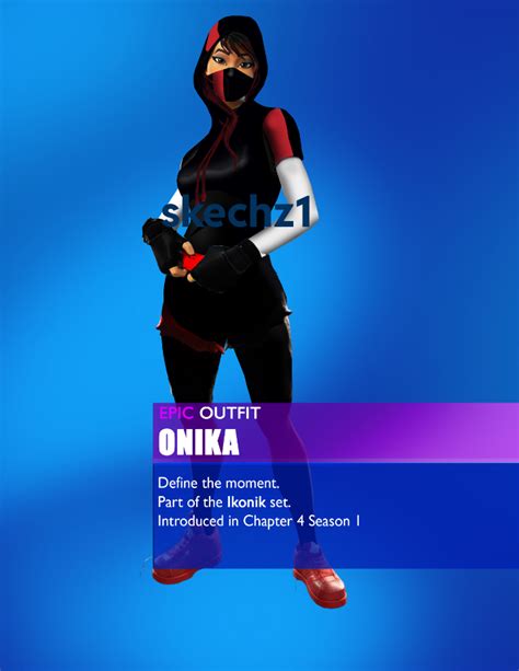 My Custom Skin Concept Art Ikonik Female Version Onika Which Is