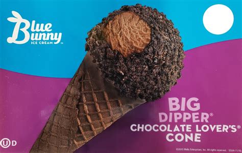 Blue Bunny Big Dipper Chocolate Lovers Cone Super Star Ice Cream