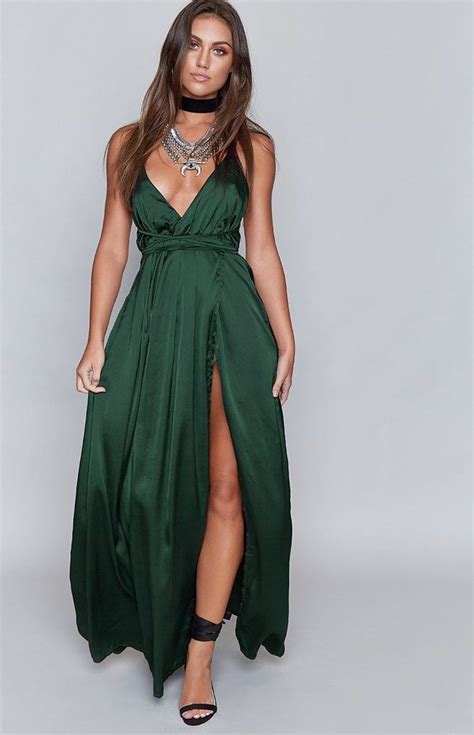 Pandora Formal Dress Emerald Green Beginning Boutique Maxi Skirt Fall