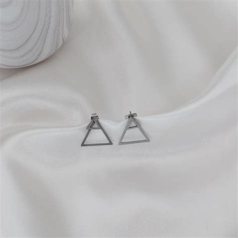Γυναικείο boho collection Triangles από Ανοξείδωτο Ατσάλι