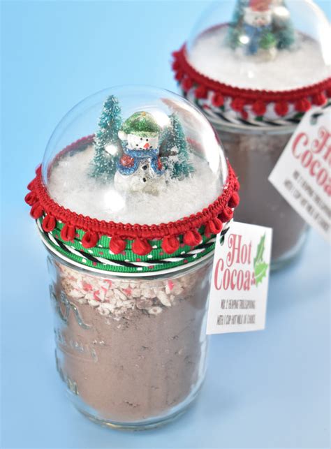 Hot Cocoa Recipe And Snow Globe Mason Jars ⋆ Dream A Little Bigger