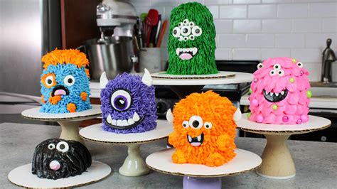 Monster Cakes The Easiest And Cutest Little Cakes