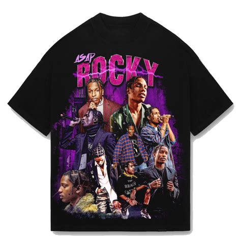 Asap Rocky T Shirt Oversize Retro 90s Magic Custom