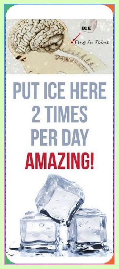 Here S What Happens To Your Body If You Put A Cube Of Ice On This Point
