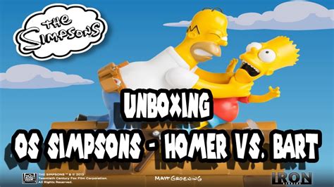 Unboxing Os Simpsons Homer Vs Bart Youtube