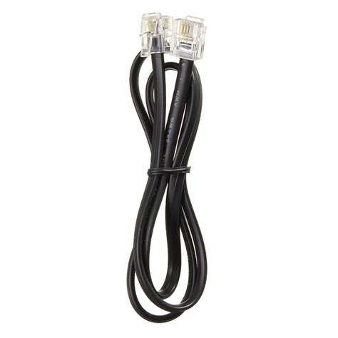 Portable Pure Copper 06m Telephone Line Cord Cable Wire Connection