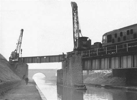 Harborne Junction View Of The Removal Of The Main Bridge Girders That Carried The Harborne