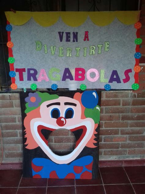 Maybe you would like to learn more about one of these? Tragabolas 🎡🎪⚾👫 | Tragabolas, Juegos para pintar, Manualidades