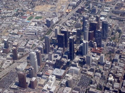 Aerial View Los Angeles Downtown Duncan Rawlinson Flickr